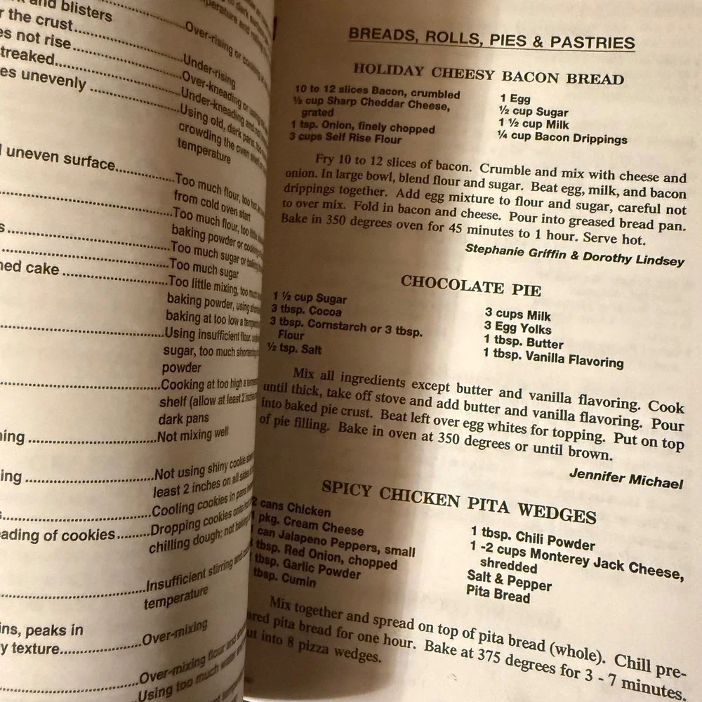 Our Best Home Cooking Spiral‎ Bound Recipe Book ATS Telephone Data Systems Inc